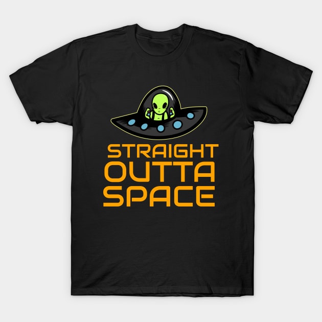 Straight Outta Space T-Shirt by My Tribe Apparel